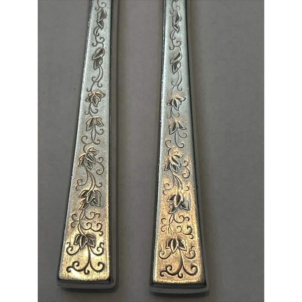 1847‎ Rogers Bros SILVER LACE Knife IS Silverplate 1968 Set of 4